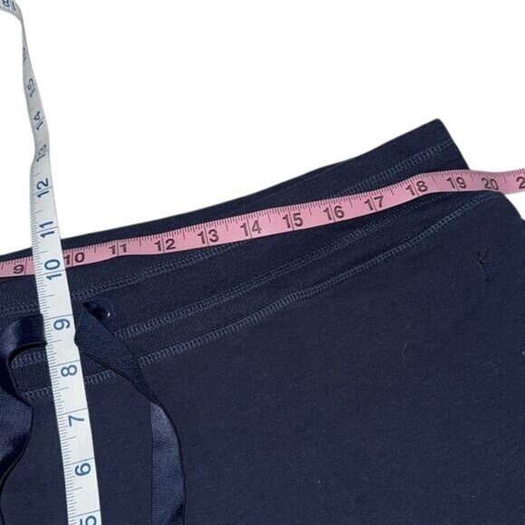 Danskin Now XL/XXL Womens Navy Blue Wide-Leg Lounge Pants With Drawstring Waist - Picture 6 of 7